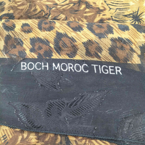 BOCH MOROC TIGER アニマル柄 シアー スカーフ レディース