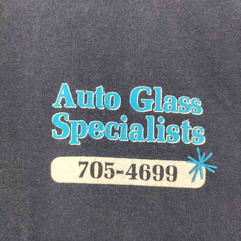 ヘインズ Hanes Auto Glass Specialists 両面プリント 半袖 ポケット Tシャツ メンズ XXL