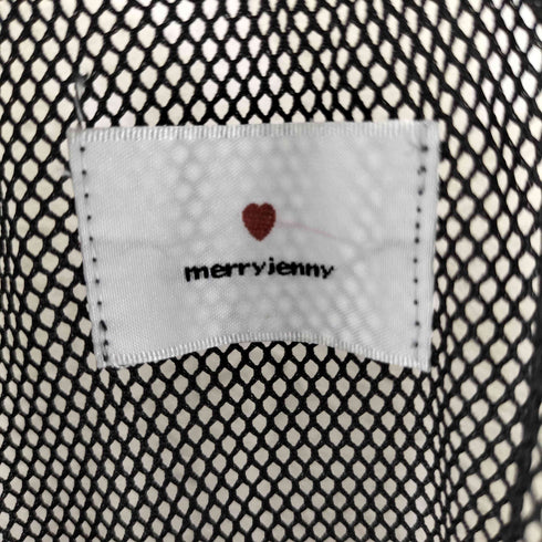 メリージェニー merry jenny メッシュ フリル キャミソールワンピース レディース