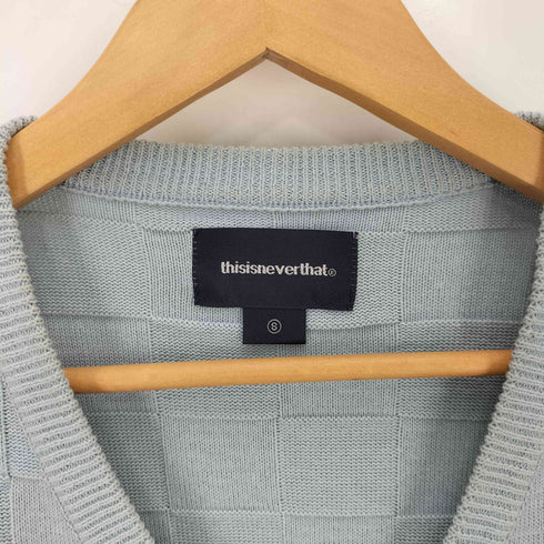 ディスイズネバーザット thisisneverthat REVERSE BLOCK CARDIGAN ブロック カーディガン メンズ JPN:S
