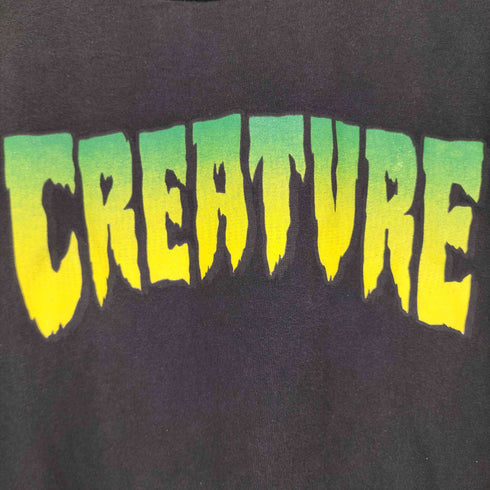NHS CREATURE クリーチャー スケートボード プリント クルーネック 半袖 Tシャツ street メンズ XL
