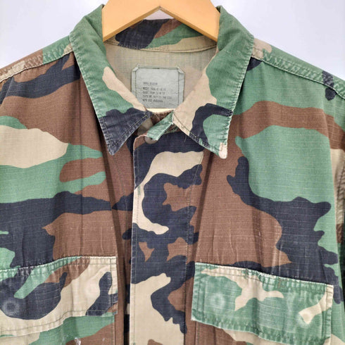 ユーエスアーミー U.S. ARMY Woodland Camo Camouflage BDU Shirt Jacket ウッドランドカモ メンズ SMALL-REGULAR