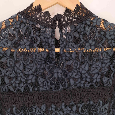 ザラ ZARA 総レース ワンピース ドレス レディース import:L