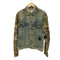 デニムアンドサプライラルフローレン DENIM&SUPPLY RALPH LAUREN USED加工 カモ柄切り替えデニムジャケット メンズ import:M