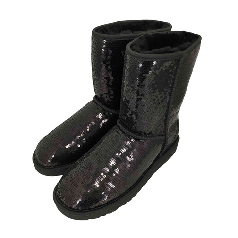 アグ UGG CLASSIC SHORT SEQUIN BOOT メンズ JPN:26 26