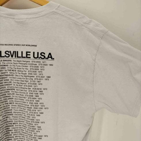ハフ HUF SOULSVILLE USA S/S TEE 両面プリント 半袖 Tシャツ メンズ L