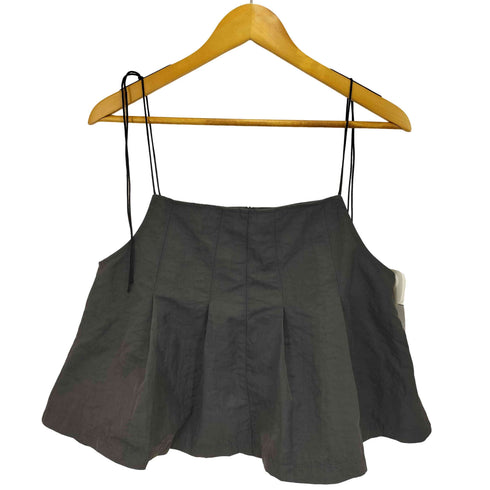 オオトロ OHOTORO PLEATED CAMI TOP テクスチャー キャミソール レディース