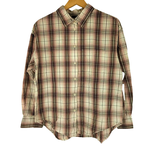 TOPTEN チェック 長袖 シャツ レディース JPN:S
