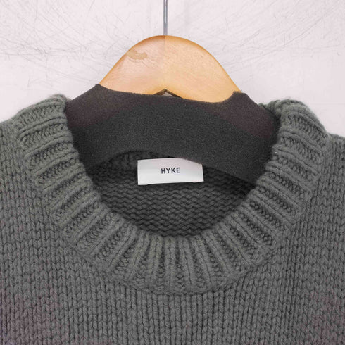 ハイク HYKE FRINGE SWEATER VEST フリンジセーターベスト ニットビスチェ レディース
