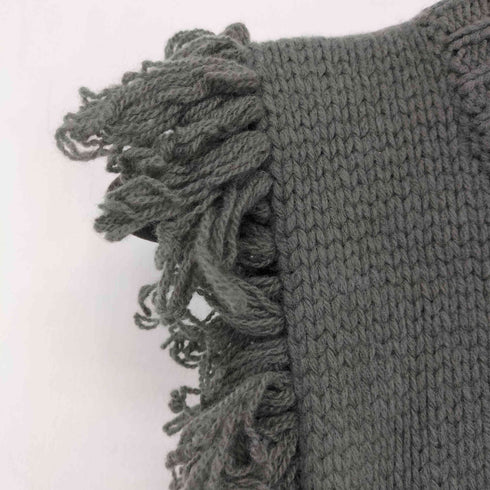 ハイク HYKE FRINGE SWEATER VEST フリンジセーターベスト ニットビスチェ レディース