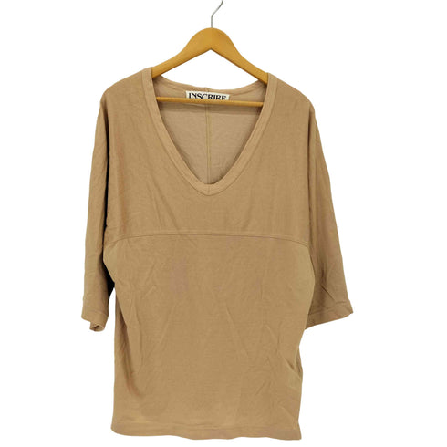 アンスクリア INSCRIRE 21SS Vネック フットボールTシャツ レディース
