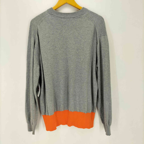 ディガウェル DIGAWEL COLOUR SCHEME RIB SWEATER リブカラー スウェットセーター メンズ JPN:2