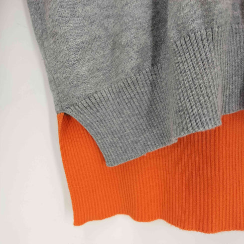 ディガウェル DIGAWEL COLOUR SCHEME RIB SWEATER リブカラー スウェットセーター メンズ JPN:2