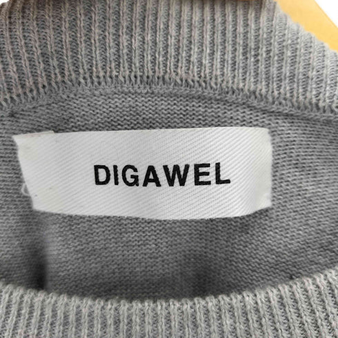 ディガウェル DIGAWEL COLOUR SCHEME RIB SWEATER リブカラー スウェットセーター メンズ JPN:2