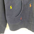 ポロラルフローレン POLO RALPH LAUREN 現行タグ マルチカラー ポニー刺繍 ジップアップパーカー レディース L(14-16)