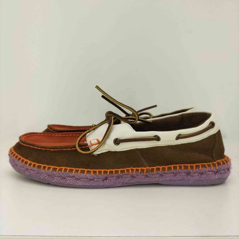 ツモリチサト TSUMORI CHISATO スペイン製 エスパドリーユ マルチカラー モカシン シューズ レディース 41