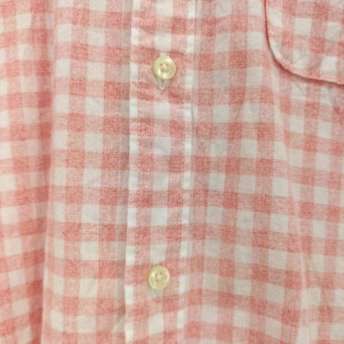 バブアー Barbour Kane Tailored Gingham Shirt ギンガムチェック 3点留 ボタンダウン 長袖 シャツ メンズ import:M