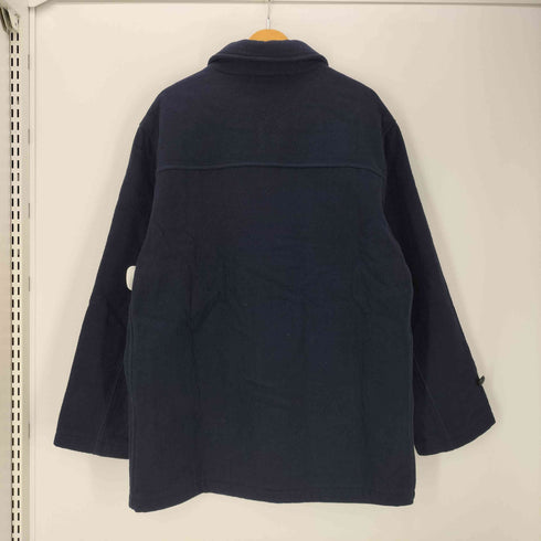 トミーヒルフィガー TOMMY HILFIGER 90S ウール ポリ 裏地 チェック ハーフ コート メンズ import:L