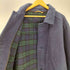 トミーヒルフィガー TOMMY HILFIGER 90S ウール ポリ 裏地 チェック ハーフ コート メンズ import:L