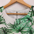 アベニールエトワール Aveniretoile LEAF PRINT CHIFFON DRESS レディース 36
