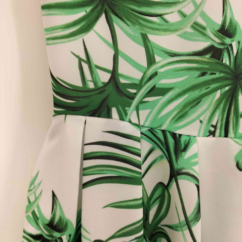 アベニールエトワール Aveniretoile LEAF PRINT CHIFFON DRESS レディース 36