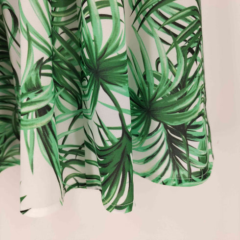 アベニールエトワール Aveniretoile LEAF PRINT CHIFFON DRESS レディース 36