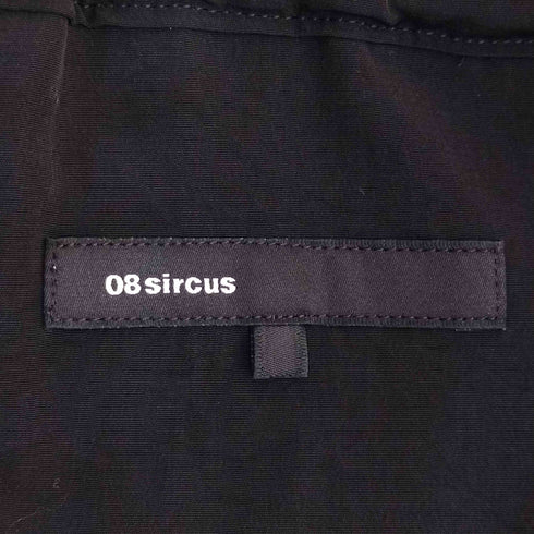 ゼロエイトサーカス 08sircus 23SS Satin slit easy pants サテンスリットイージーパンツ メンズ 5