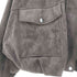 ザラ ZARA 26ss FAUX SUEDE JACKET フェイクスエードストラップジャケット レディース import:L