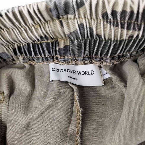 DISORDER WORLD ディスオーダー・ワールド カモ柄 カーゴ ショーツ メンズ