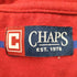 チャップス CHAPS ロゴ刺繍 ボーダー柄 ハーフジップ L/S シャツ メンズ import:L