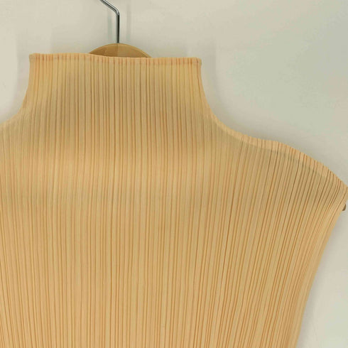 プリーツプリーズイッセイミヤケ PLEATS PLEASE ISSEY MIYAKE 90S プリ―ス ノースリーブ トップス レディース FREE