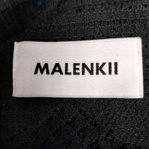 MALENKII 半袖 カットワーク シャツ メンズ