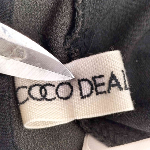 ココディール COCO DEAL ベルト付きタックパンツ レディース JPN:1
