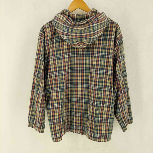 ジェイクルー J.CREW 90s 巨人タグ チェック コットン アノラックパーカー メンズ S
