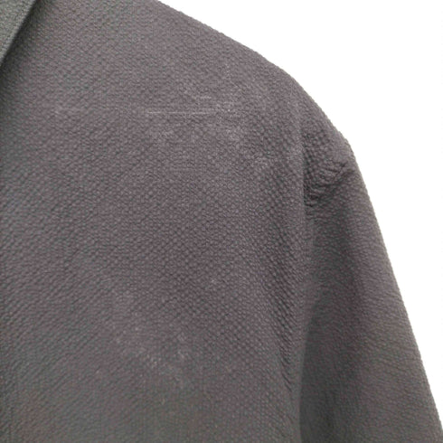 ザラ ZARA シアサッカー 半袖 シャツ メンズ import:M