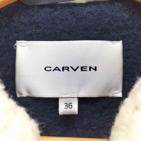 カルヴェン CARVEN ウールランチジャケット レディース 36