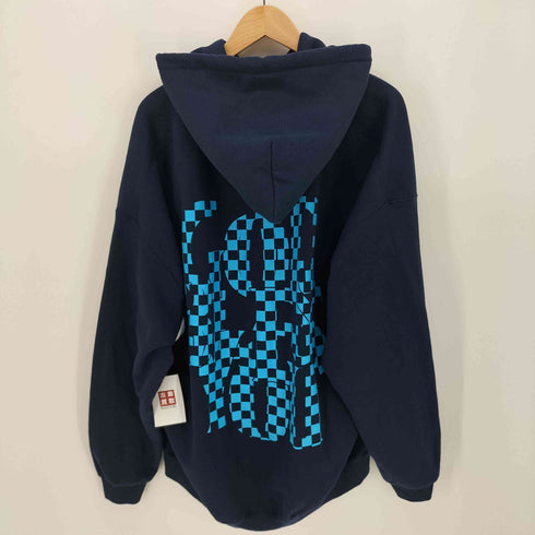 イグザンプル EXAMPLE GOD BLESS YOU Checkerboard Slide Logo Hoodie メンズ JPN:XXL