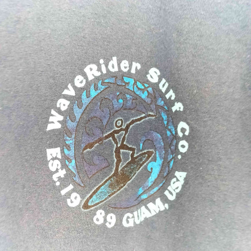 アルスタイル alstyle WAVE RIDER SURF プリントクルーネック 半袖 Tシャツ メンズ L