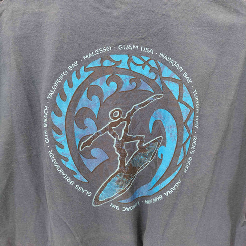 アルスタイル alstyle WAVE RIDER SURF プリントクルーネック 半袖 Tシャツ メンズ L