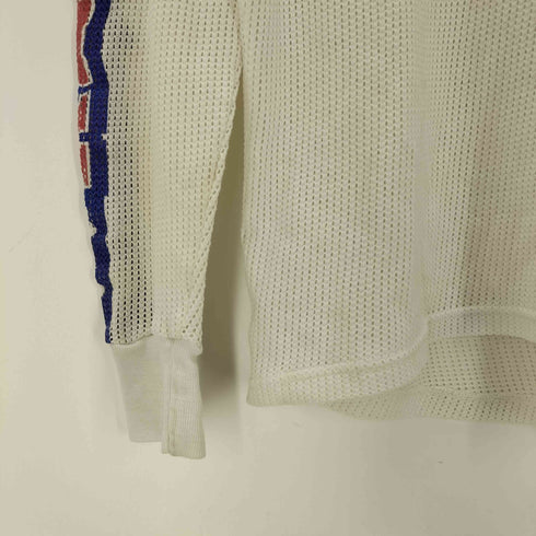 フォックスレーシング FOX RACING 90s USA製 メッシュ ロンT レーシング プリント 長袖 カットソー メンズ import:M