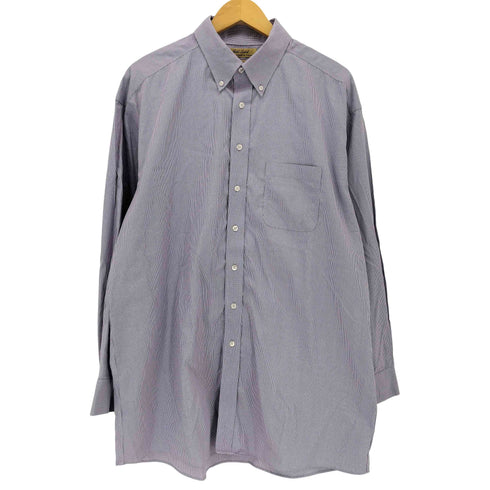 ラウンドツリーアンドヨーク roundtree&yorke Gold Label 80s NON-IRON PINPOINT ボタンダウンシャツ メンズ 17/34