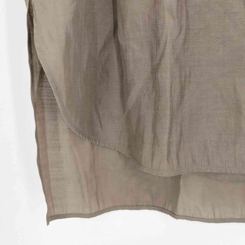 ボールジー BALLSEY 26SS シルキーブロード オーバーシャツブラウス レディース JPN:36