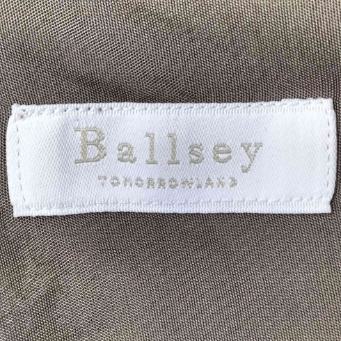 ボールジー BALLSEY 26SS シルキーブロード オーバーシャツブラウス レディース JPN:36
