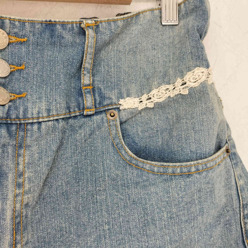 somari imagination レースデザインデニムショートパンツ レディース JPN:M