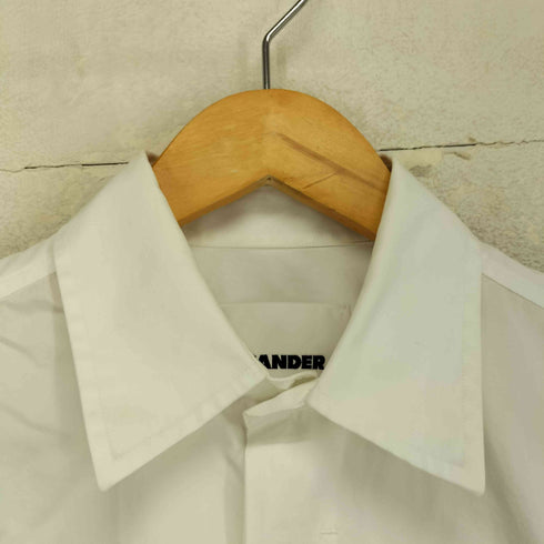 ジルサンダー JIL SANDER MADE IN ITALY 比翼 半袖 ポケットシャツ メンズ 37