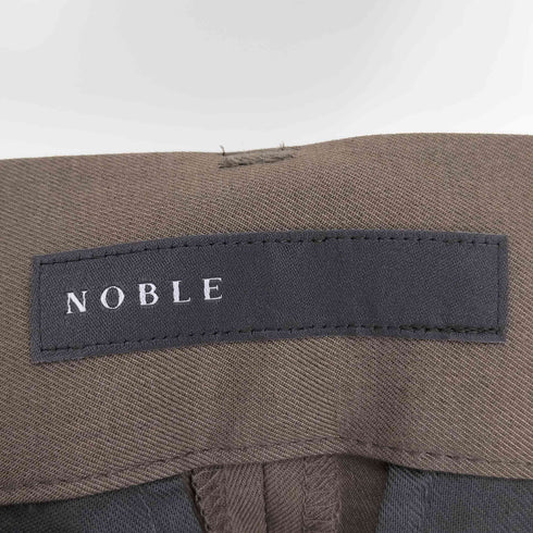 ノーブル Noble 26SS エステルツイルストレッチスラックスパンツ レディース JPN:36