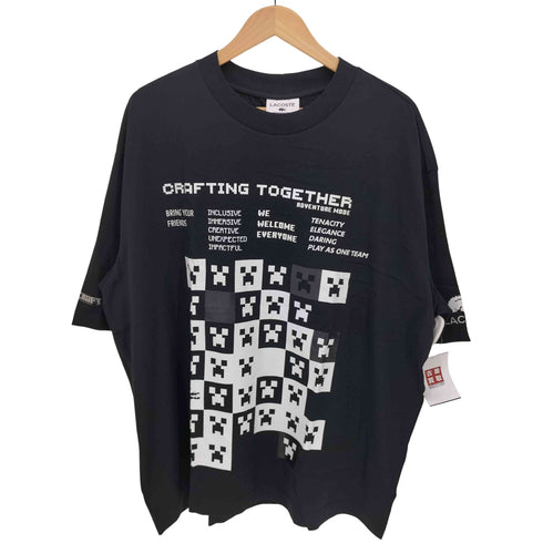 ラコステ LACOSTE LOOSE FIT ゲーム コラボ プリント Tシャツ メンズ import:XL