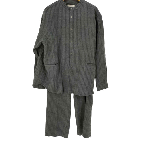 ネストローブコンフェクト nest Robe CONFECT ウールプルオーバーバンドカラーシャツ&ウールワークパンツ セットアップ メンズ JPN:4