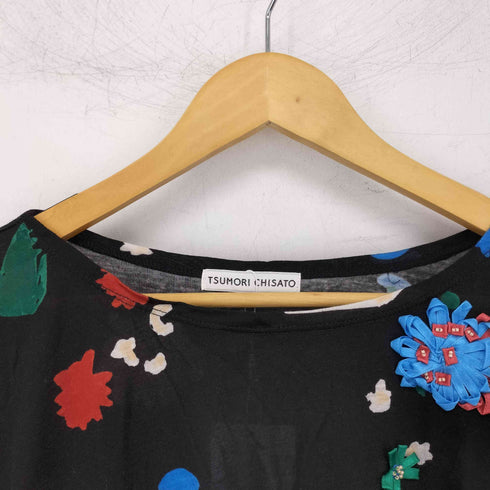 ツモリチサト TSUMORI CHISATO 総柄 半袖 ワンピース レディース JPN:2