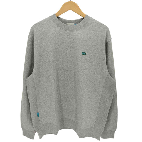 ラコステライブ Lacoste Live Unisex LIVE Crew Neck Cotton Fleece Sweatshirt ソリッドクルーネックスウェット メンズ import:XL